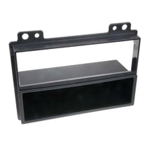 Adaptateur façade autoradio 2 DIN ACV Ford Fiesta Fusion 2005 noir avec vide poche