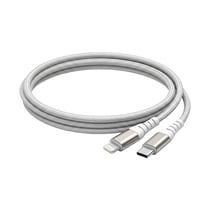 Force Power Câble USB-C vers Lightning MFi 3A Power Delivery 60W Renforcé Tressé 2m Blanc