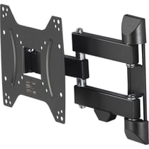 Support mural TV orientable inclinable HAMA métal noir VESA 75x75-200x200 19-48p