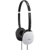 Casque pliable FLATS JVC HA-S160-W-EF Blanc câble 1,2 m compatible iPhone iPod