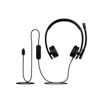 Casque stéréo USB filaire avec micro LOGITECH H570e - Noir