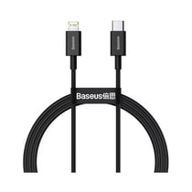 Baseus Câble de Charge et Transfert USB-C-Lightning 20W 1m Noir