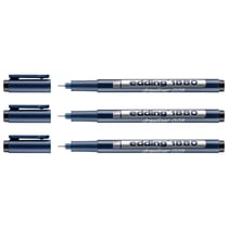 Lot de 3 feutres de précision EDDING 1880 pointe calibrée 0,2 mm - Noir