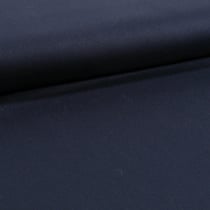 Tissu Coton Sergé extensible Bleu marine
