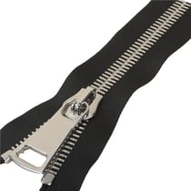 Fermeture à glissière mode Argent
