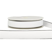 Bobine 22m Elastique multicolore 25 mm Blanc