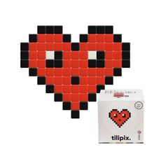 Kit mosaïque DIY pixel art - Coeur kawaii - Mini