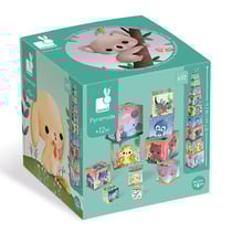 Pyramide carrée Les Animaux Tous Mignons - Janod