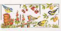 Kit Point comptés Oiseaux de Jardin 30 x 50 cm