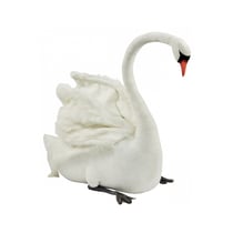 Hansa peluche Geante Cygne Blanc 125 cm H - Hansa Peluches G antes