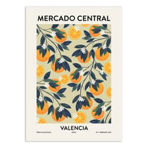 Affiche 50x70 cm - Valencia Market - El Buen Limon