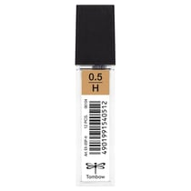 Mine de rechange pour porte-mine TOMBOW - Dureté H - Pointe calibrée 0,5 mm - Lot de 12