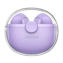 Ecouteurs Bluetooth Sans Fil 5.1 Son HiFi Couleur Macaron Autonomie 25h Violet 2 YONIS