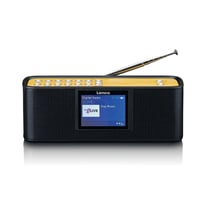 Radio Portable Noir/bambou - Lenco PDR-045BK