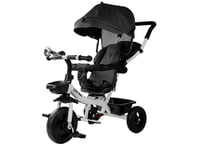 Tricycle PRO300 Noir Pour Enfants Trois Roues Avec Design Moderne