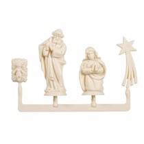 Crèche: La famille sainte + comète, 20 mm