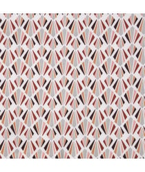 Tissu coton Payani de 150 cm de largeur Marsala/brique Multicolore vendu par 50 cm