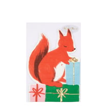 16 Serviettes Écureuil - Noël