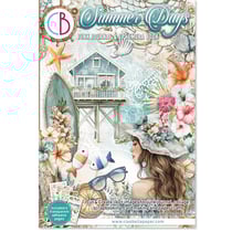 Junk journal pour créations scrapbooking Ciao Bella SUMMER DAYS