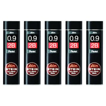 Mine de rechange Pentel Ain Stein C279 - 0,9 mm - Dureté 2B - Lot de 5 étuis de 36 mines