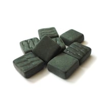 Graine Créative - Mosaique en pâte de verre Mat Noir 500g