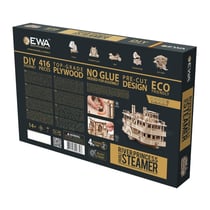 Maquette en bois 3D Bateau à Vapeur