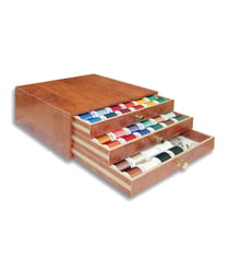 Coffret Trésor bois Madeira Rayon - 120 bobines - 8120H Marron