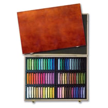 Mungyo - Coffret en bois de Pastels secs Carrés Mungyo 72 pièces
