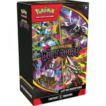 Pokémon - bundle de 6 boosters - me05 méga-Évolution - nuit noire - cartes à collectionner française - ASMODEE
