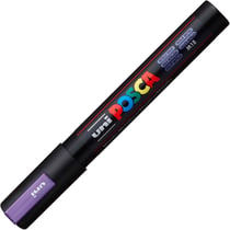 Lot de 12 marqueurs peinture POSCA pointe conique moyenne 1,8 - 2,5 mm - Violet Métal