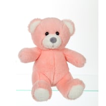 Peluche - Ours Trendy rose poudré, l'ours à câliner, 15 cm