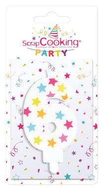 Bougie d'anniversaire numéro 6