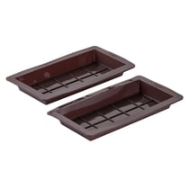 Deux moules à tablettes chocolat de Dubaï en silicone Zenker Special Creative