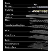 Clavier mécanique gamer - KEYCHRON - Q3 Pro SE - Switch Red - Sans fil - Rétroéclairage RGB