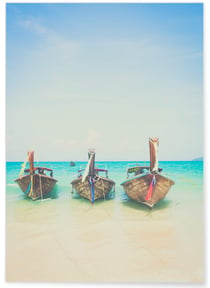 Poster Nature Boat 1 | A3 : 29,7x42cm