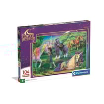 Puzzle 104 pièces Clementoni Super Unicorn Academy