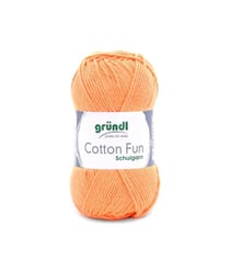Fil à tricoter COTTON FUN - Gründl - certifié Oeko-Tex 17 Orange