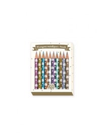 10 Crayons métalliques Chic