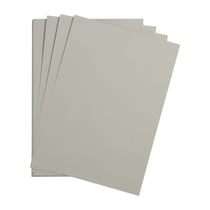 25 feuilles de papier - Gris clair - A4 - 270g - Lisse - Dessin, loisirs créatifs - Maya