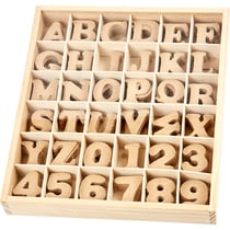 Chiffres & Lettres, H : 4 cm, ép. 2,5 mm, 288 pièces/ 1 Pq.