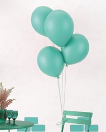Ballon Ø 30cm - lot de 10 - turquoise