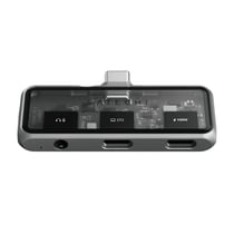 Satechi Hub USB Mobile XR 100W avec Sortie Audio et Vidéo 4K Compact Gris