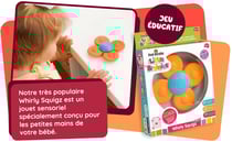 Whirly Squigz - La toupie ventouse sensoriel dès 12 mois
