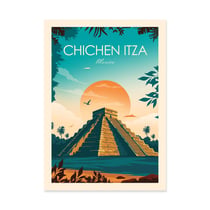 Affiche 30x40 cm - Chichen Itza Mexico - Studio Inception