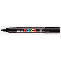 Lot de 12 marqueurs peinture pointe conique moyenne - POSCA PC5M - Noir