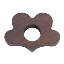 Bague de lecture en bois de chêne massif-motif fleur