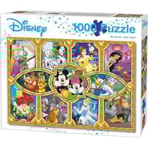 Puzzle moments magiques avec nos heros disney 1000 pieces - collection disney - king - 05279