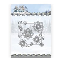 Die matrice de découpe embossage Amy Design Awesome Winter SWIRL SQUARE 10256