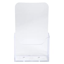Distributeur de prospectus 1 compartiment DL (10X21cm) - Cristal - x 10 - Exacompta