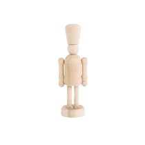 Personnage casse-noisette en bois à peindre 13 cm